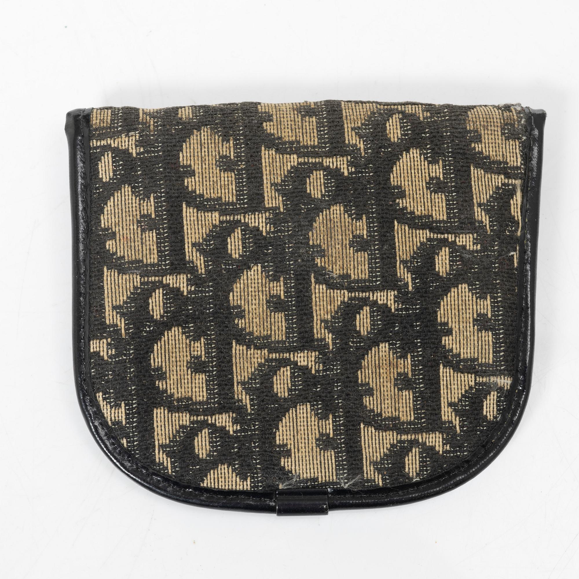 Christian Dior, bag and coin purse, vintage.