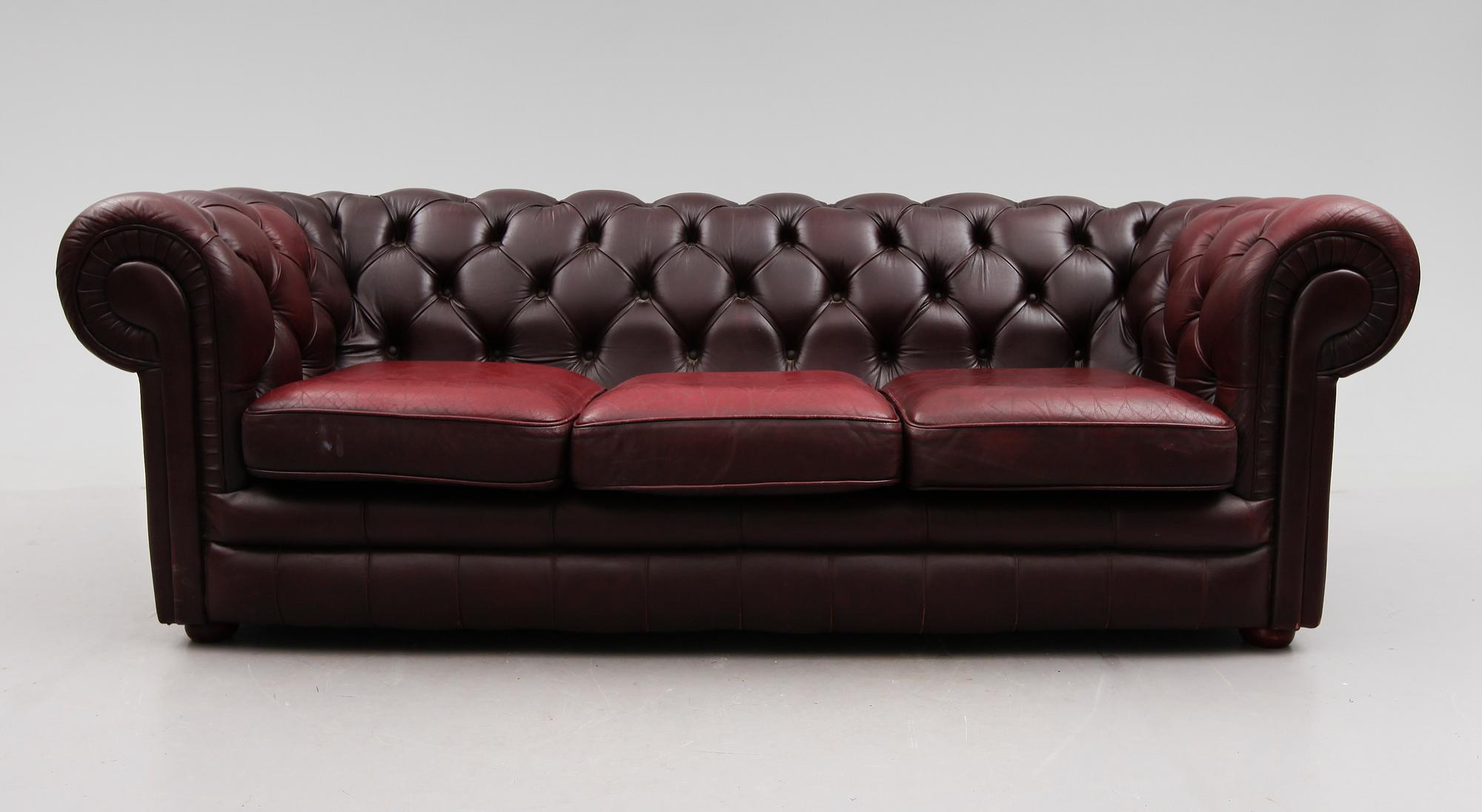 SOFFA, Chesterfieldmodell, 1900-talets andra hälft.
