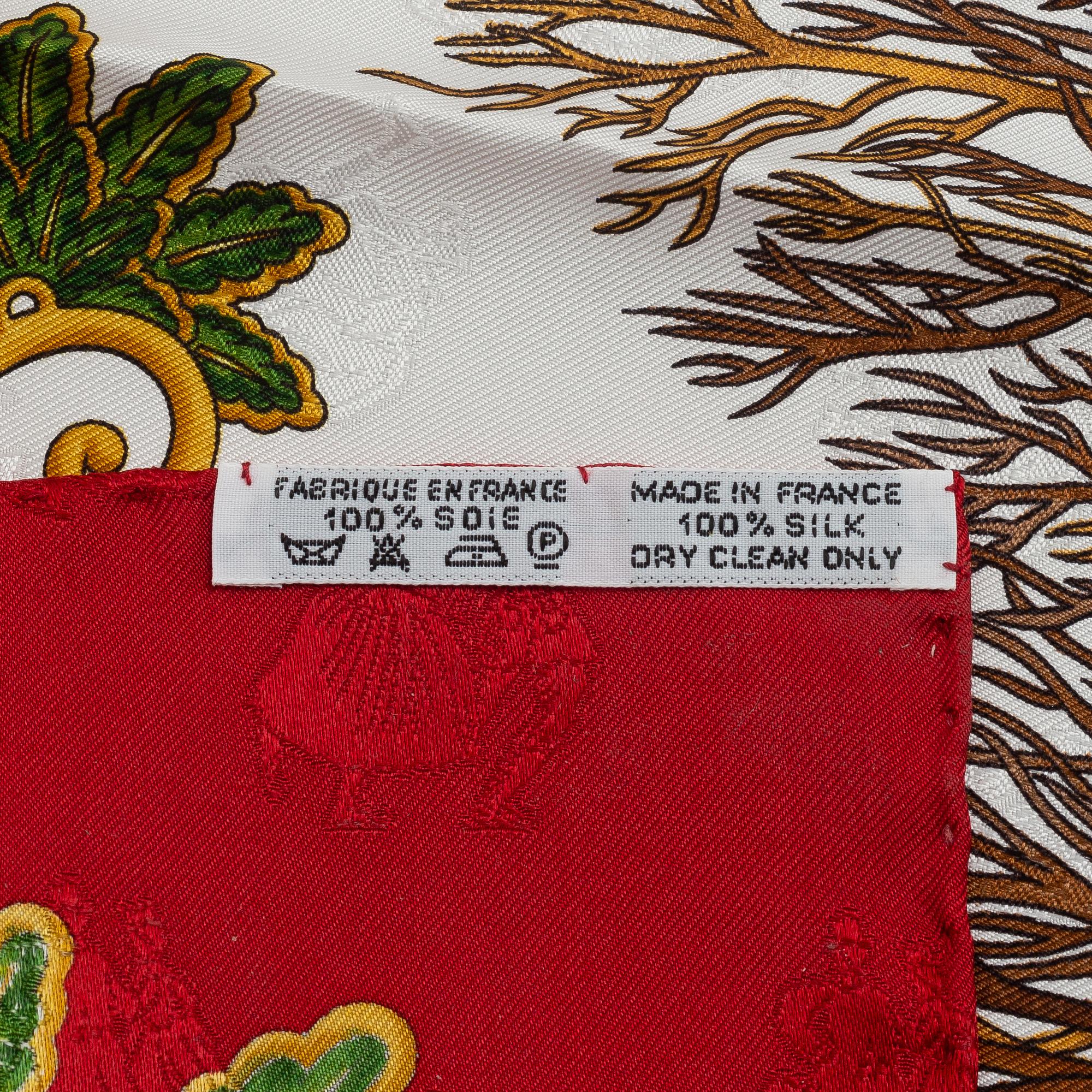 Hermès, scarf, "Joies d'Hiver".