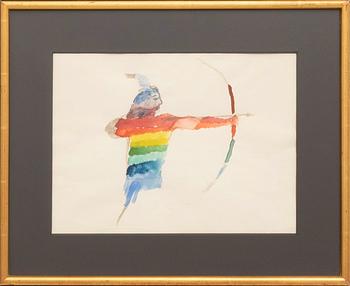 José Gamarra, Archer in the Colours of the Rainbow.