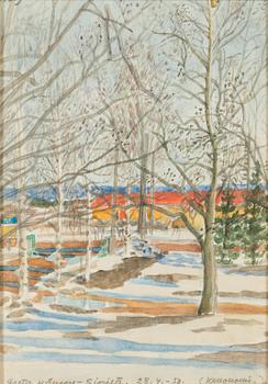 Greta Hällfors-Sipilä, Varhainen kevät.