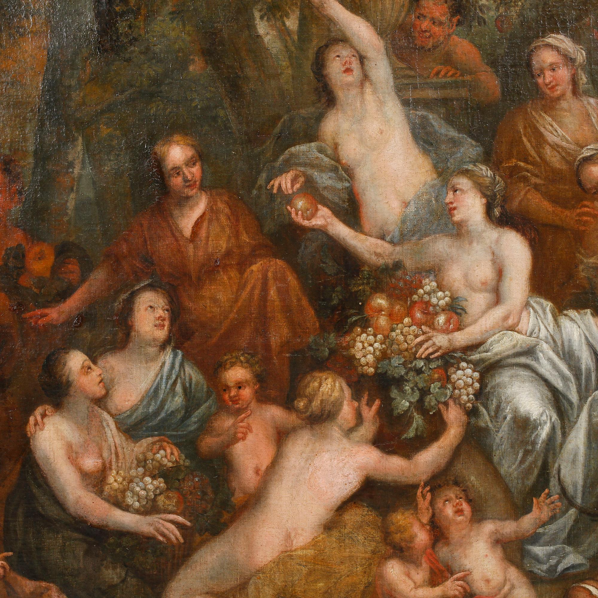 JAN BAPTIST HERREGOUTS, tillskriven, olja på duk.