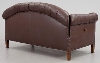 SOFFA / BÄDDSOFFA, sk chesterfield, 1920-30-tal.