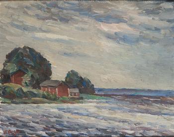 Ilmari Aalto, öljy kankaalle, signeerattu ja päivätty -19.