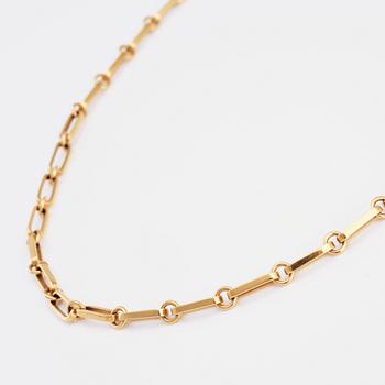 Jan Brunk, a 20K gold necklace, Stockholm 1987.