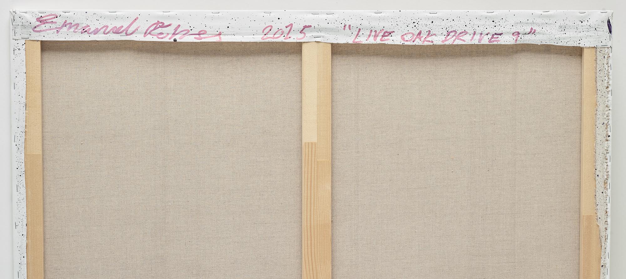 EMANUEL RÖHSS, acrylic on canvas, signed and dated 2015 on verso.