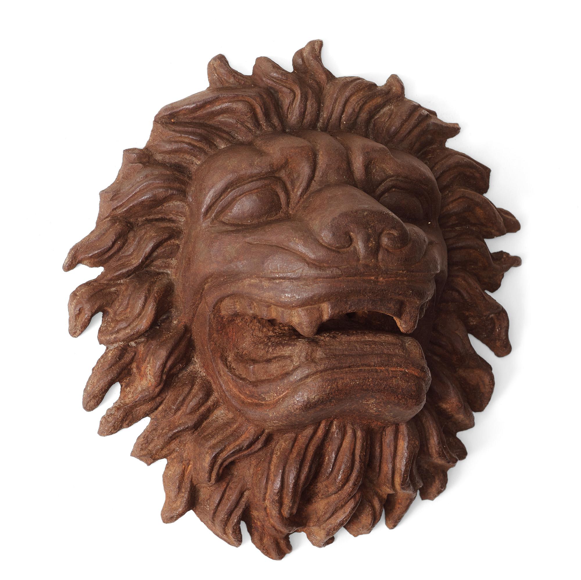 An Anna Petrus cast iron wall sculpture, Näfveqvarn, Sweden ca 1927, Swedish Grace.