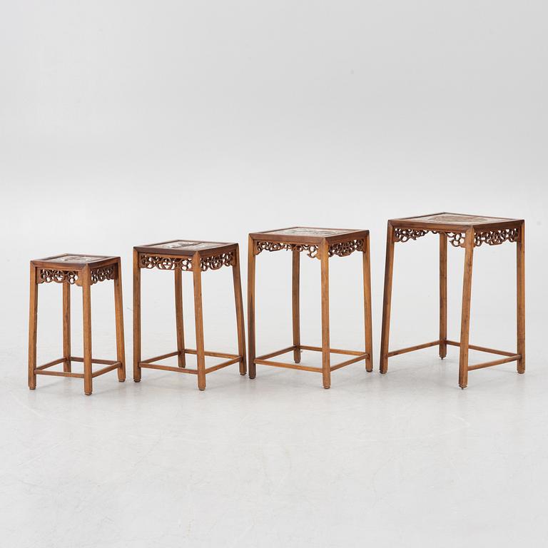 Satsbord, 4 delar, Kina, 1900-talets första hälft.