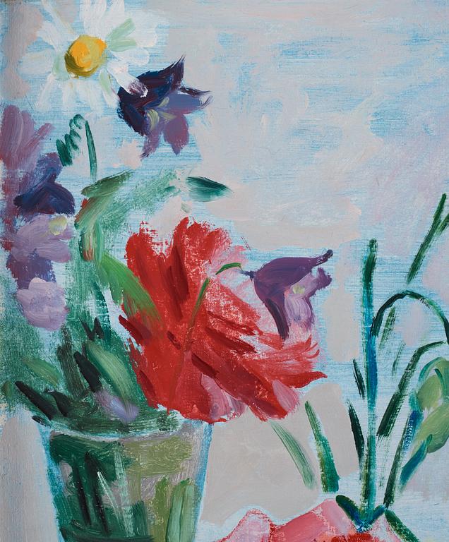 Isaac Grünewald, Stilleben med blommor.