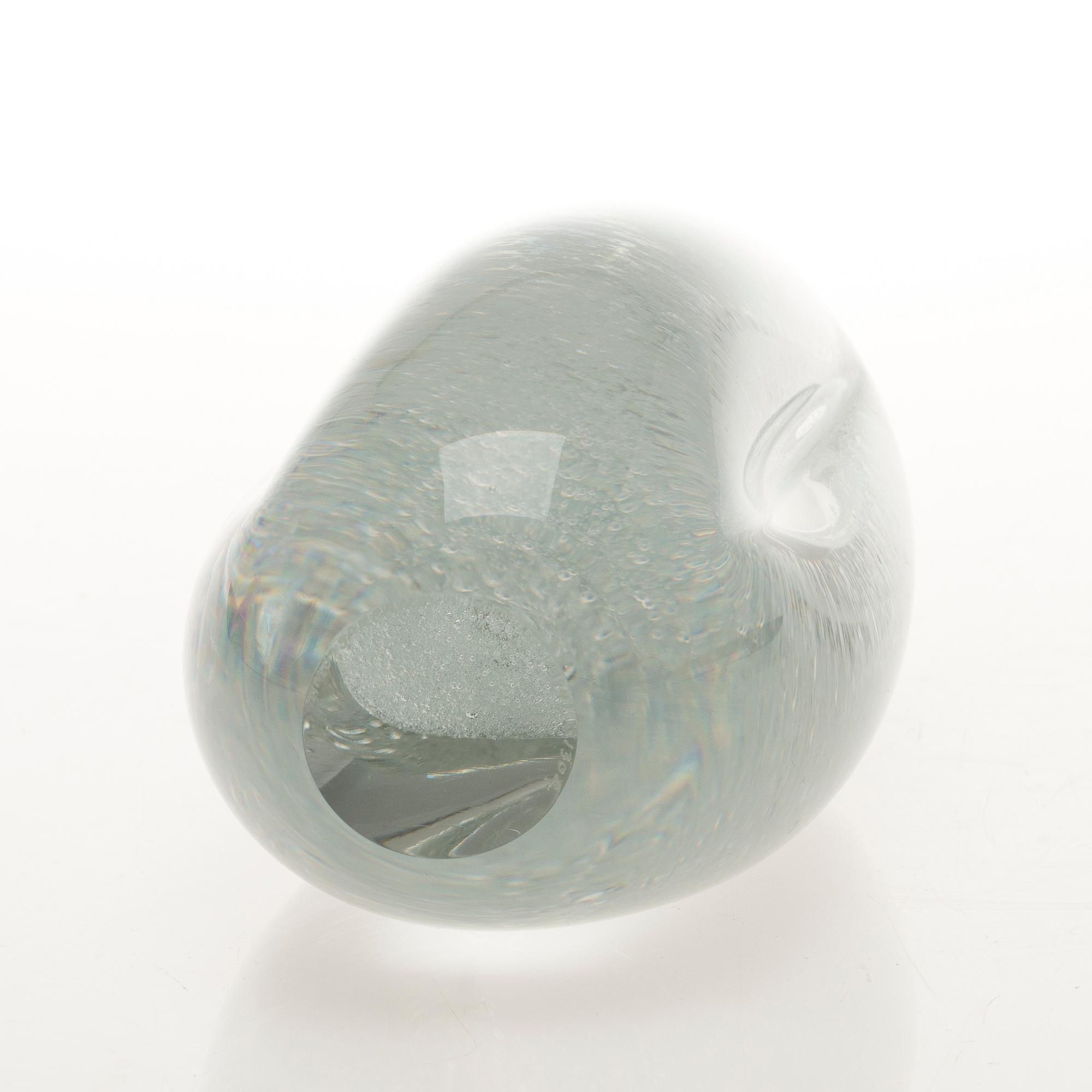 TIMO SARPANEVA, TAIDELASI, "Claritas", signeerattu Timo Sarpaneva Iittala 1984  C1302.