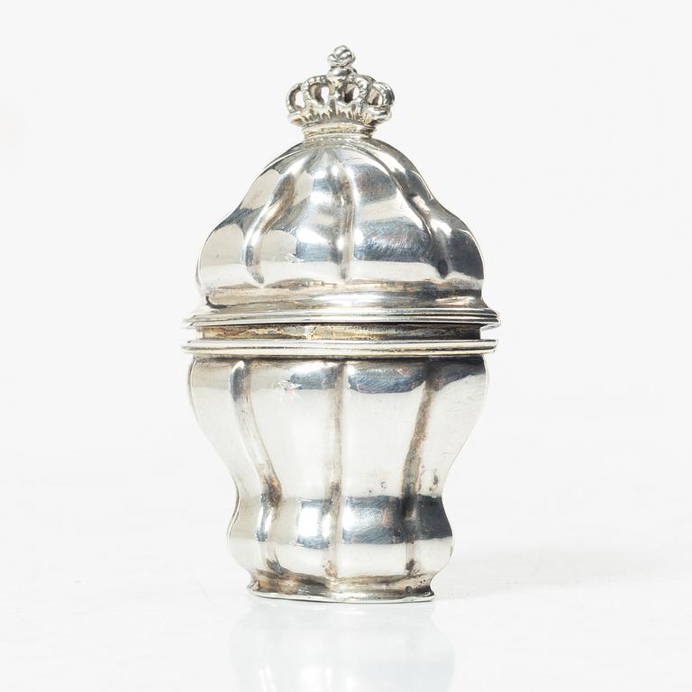Rokoko, A Swedish silver box, mark of Lars Engström, Malmö, active 1753-1759 (1761).
