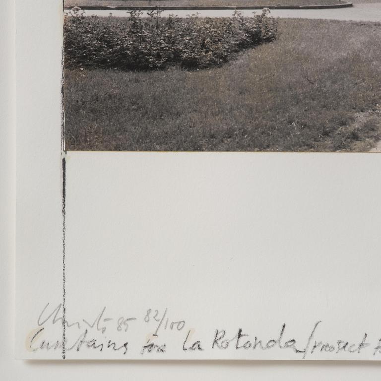 Christo Vladimirov Javacheff, "Curtains for la Rotonda, project for Milan" ur: "Five Urban Projects".