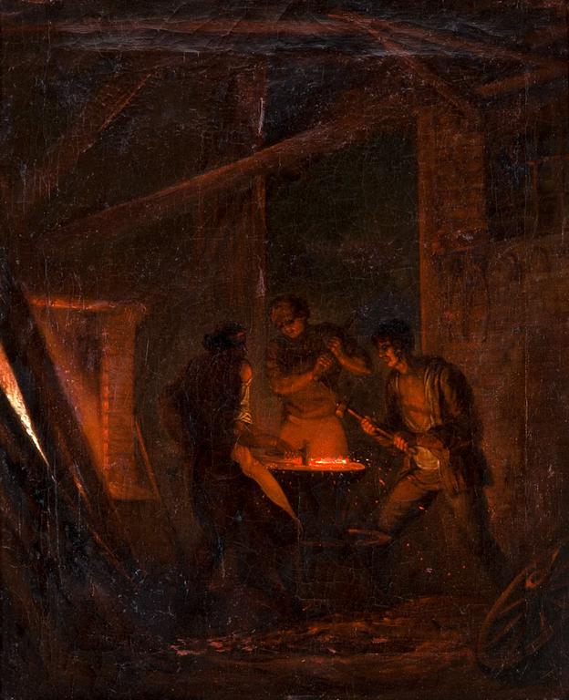Alexander Lauréus, IN THE SMITHY.