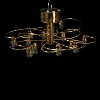 A Herbert Schmidt Leuchtenfabrik ceiling light, second half of the 20s century.