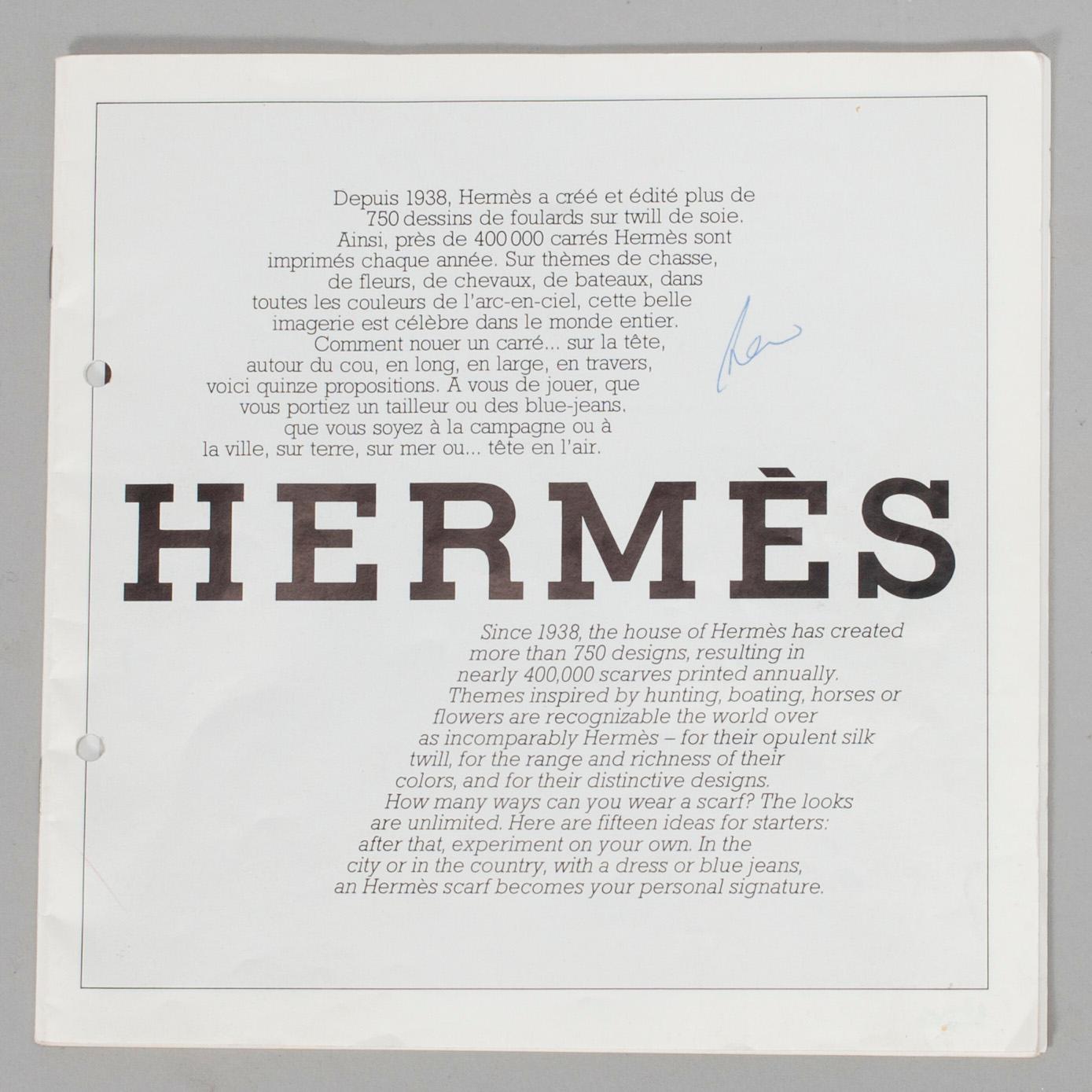 KATALOG, Hermès.