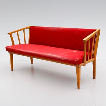 SOFFA, Carl Malmsten, AB O H Sjögren, Tranås, 1900-talets mitt.