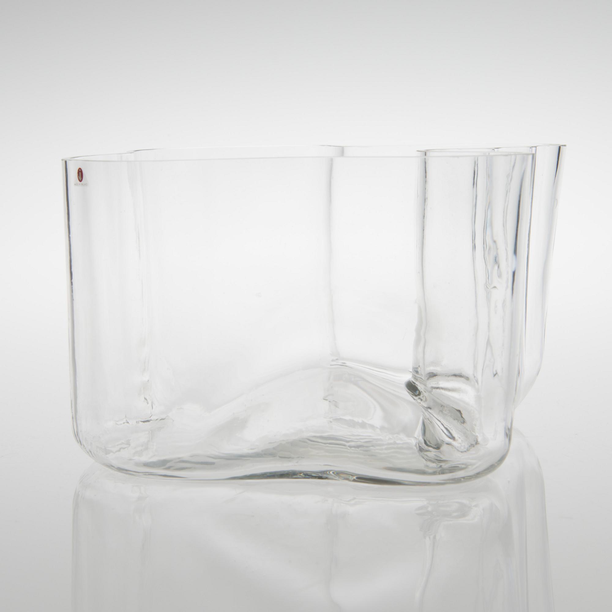 A vase signed Alvar Aalto -3030, manufactured by Iittala in the 1950/60s.