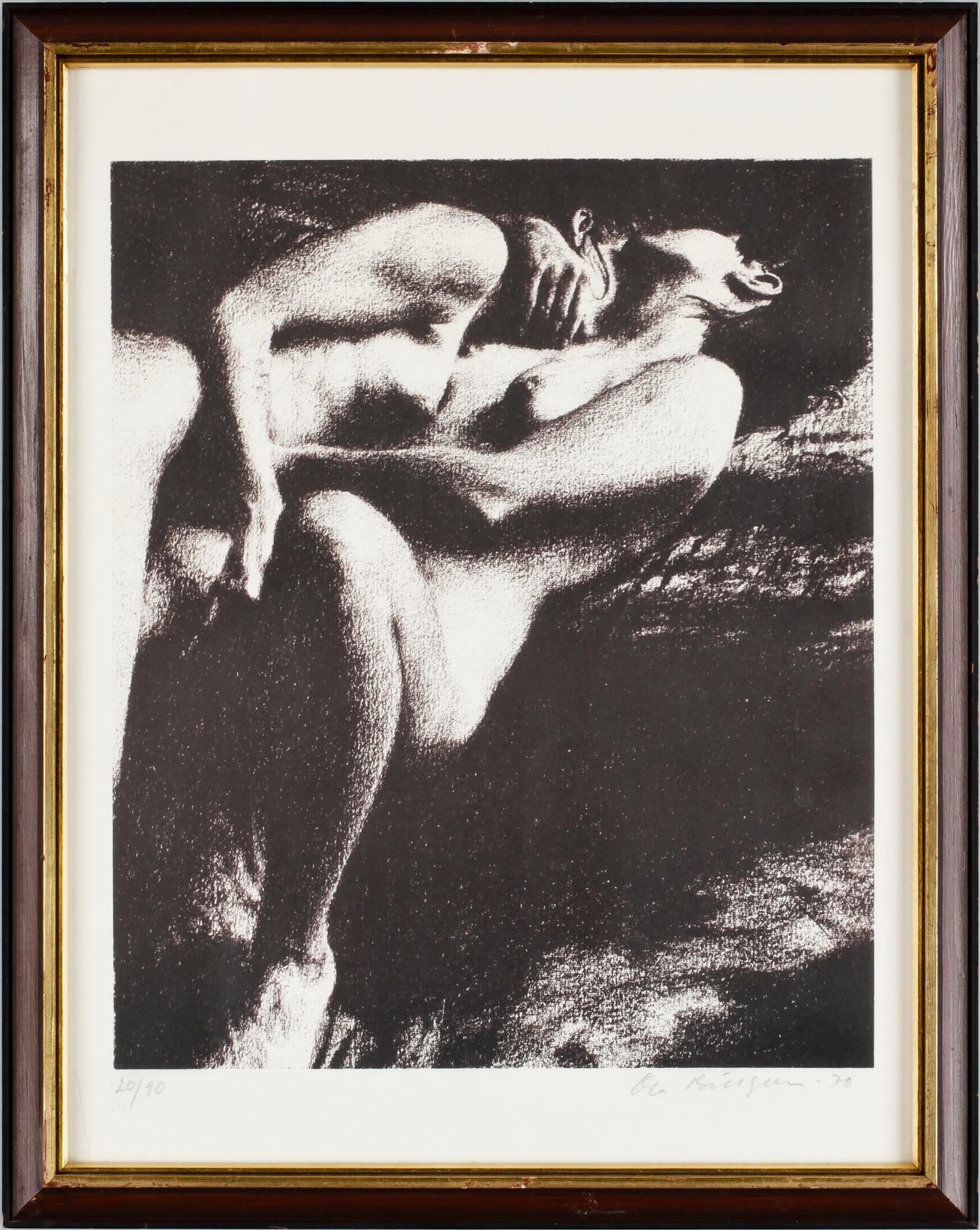 OLA BILLGREN, färglitografi. Sign o dat -70. Numr 20/90.