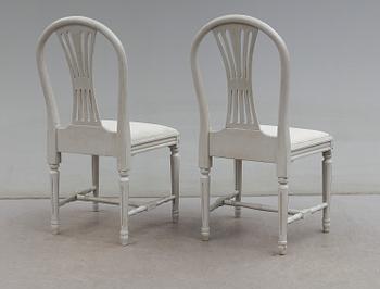 STOLAR, 12 st, gustaviansk stil, 1900-talets andra hälft.