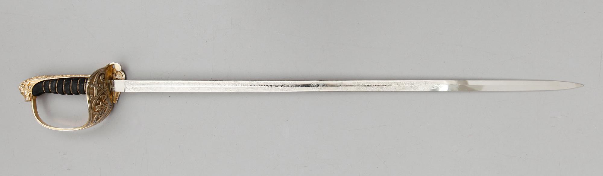 PALLASCH, m/1878, för Officer vid Flottan.