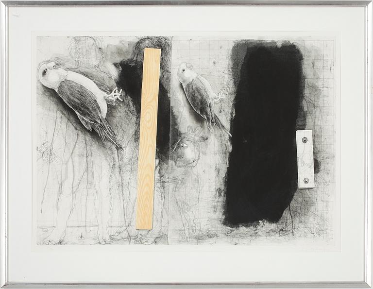 PÄR GUNNAR THELANDER, färgetsning, signerad och numrerad 15/75.