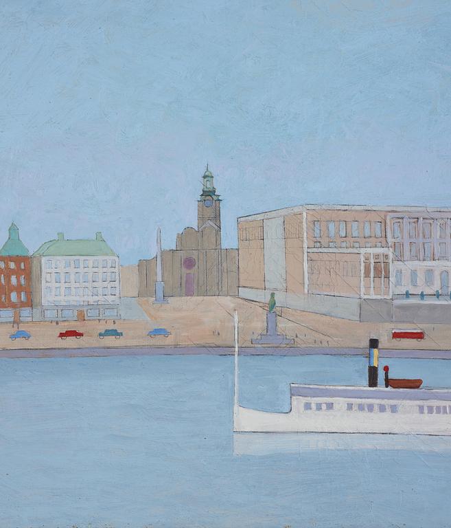 Einar Jolin, View towards Gamla Stan, Stockholm.