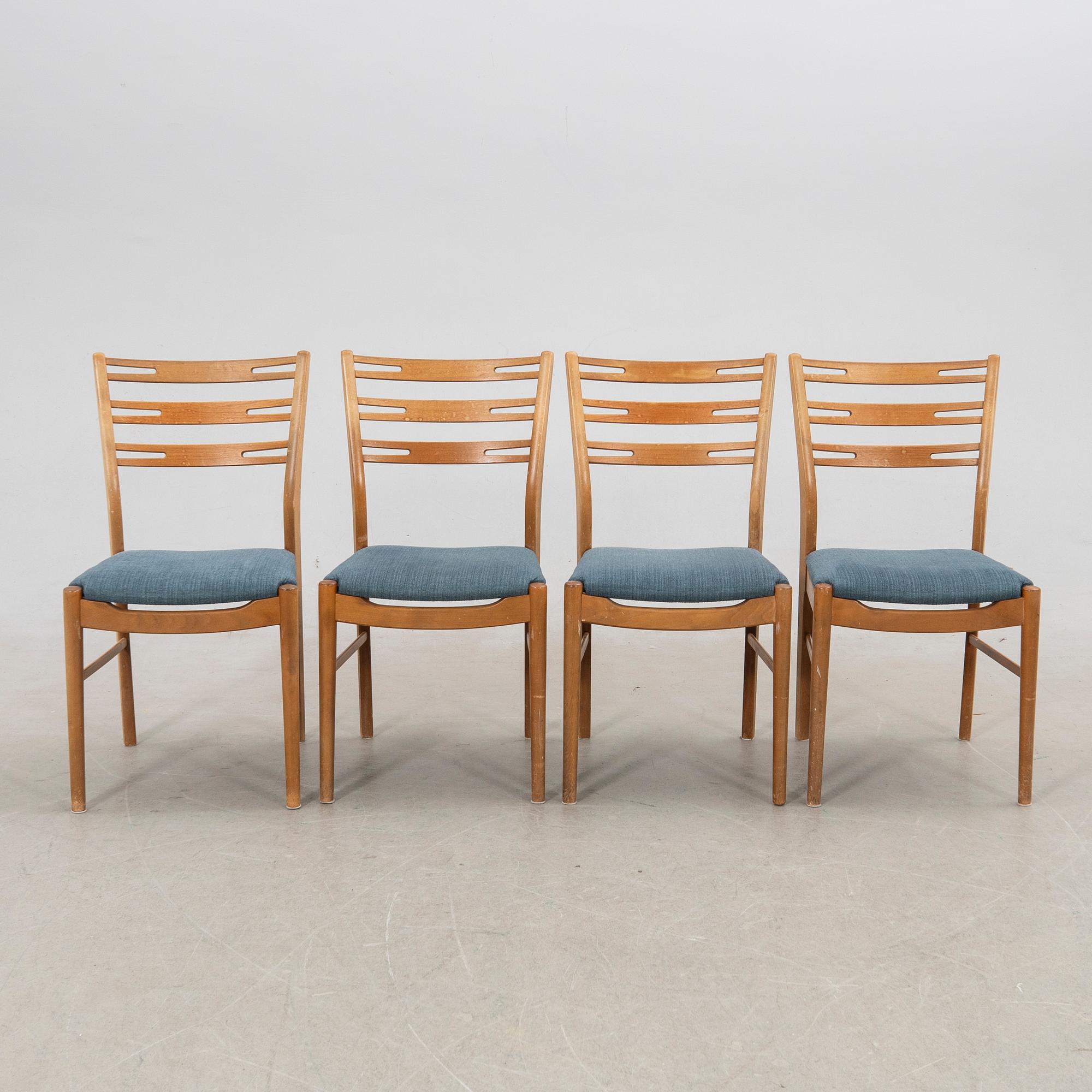 IKEA, chairs, 4 pcs, "Della", 1960s.