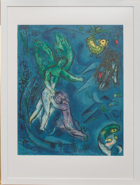 MARC CHAGALL, efter, färglitografi.