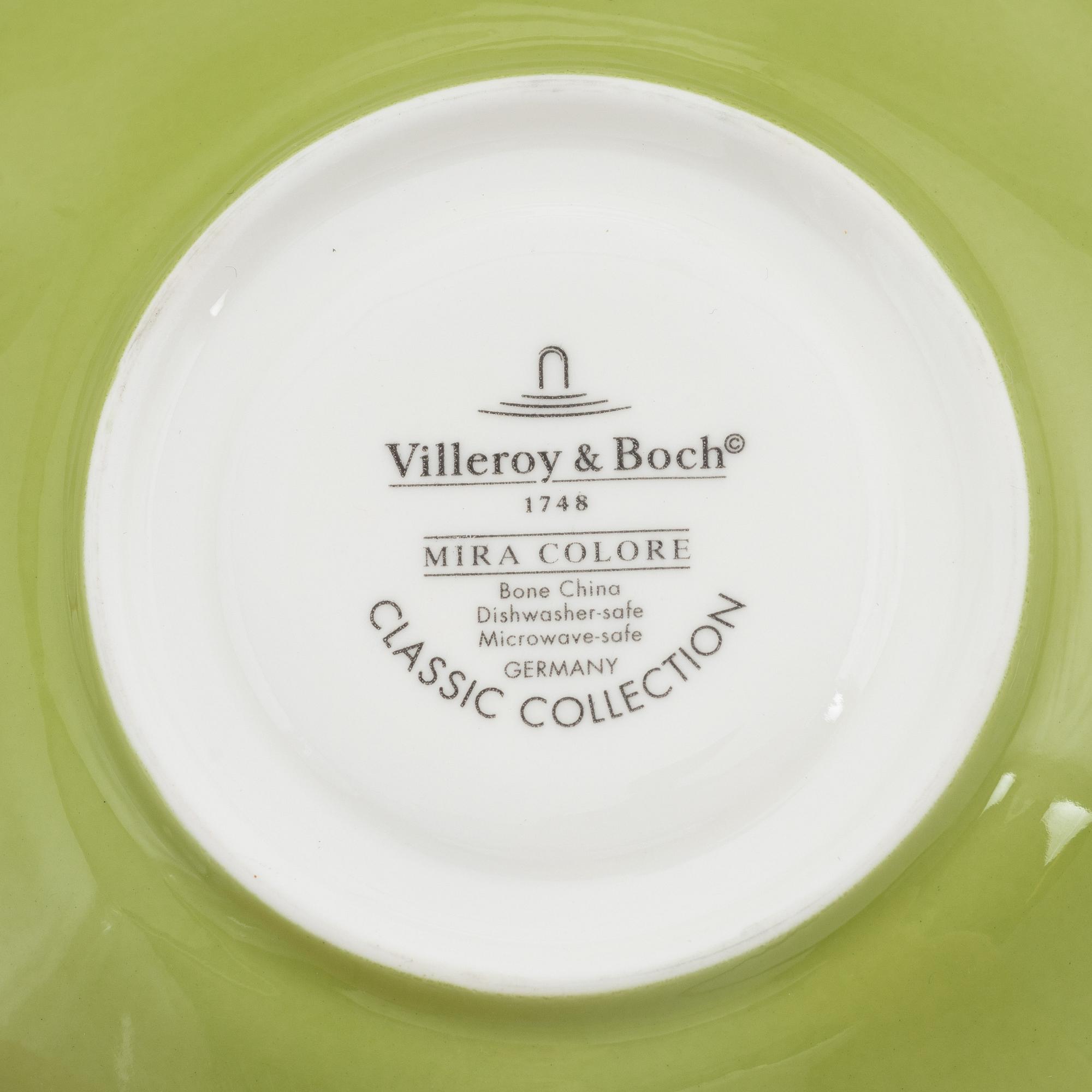 A 98 piece porcelain dinner service, 'Mira Colore', Villeroy & Boch.