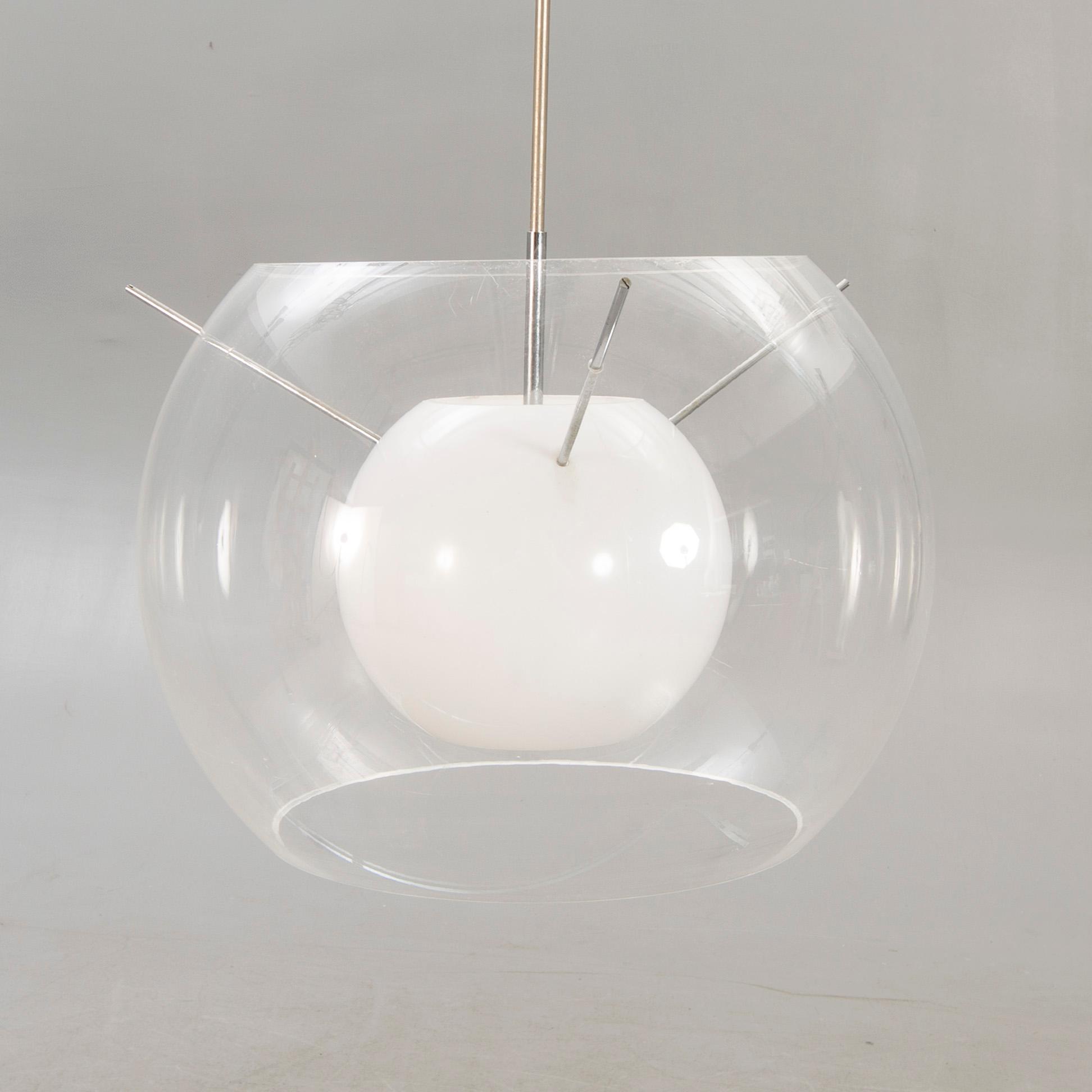 M. Ferrari, a ceiling pendant for Rossetti Italy later part of the 20th century.