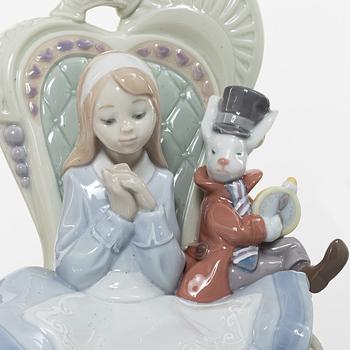 Lladró, 5 figurines, "Little Tin Soldier", "Alice in Wonderland", "Aladdin", "Little Red Riding Hood", "The Pied Piper".