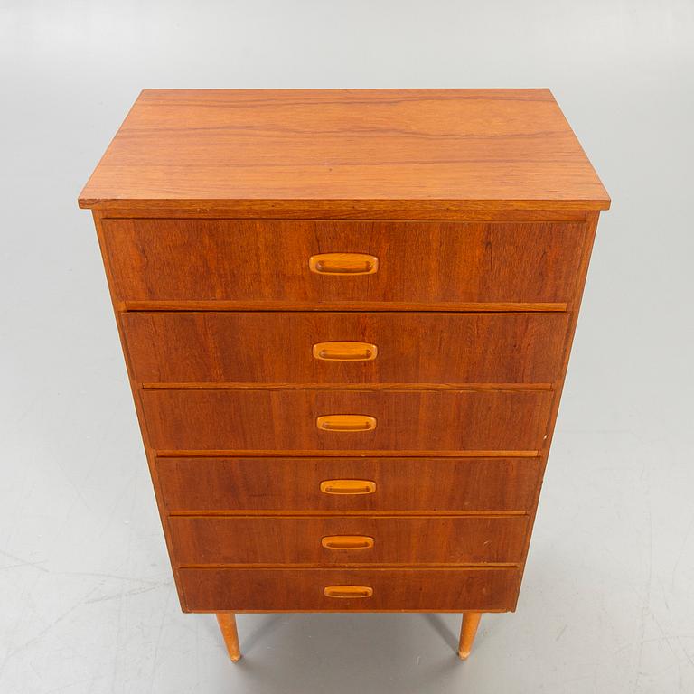 Byrå, teak, 1960-tal.