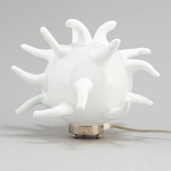 EVA DARPÖ, skulptur/bordslampa, glas, signerad Eva Darpö.
