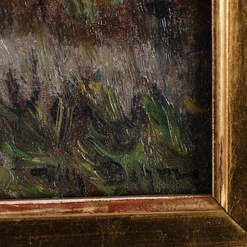 WILHELM BEHM, olja på duk, signerad.