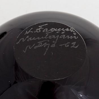 Kaj Franck, taidelasia, 5 kpl, "Kastanja", signeerattu K. Franck Nuutajärvi Notsjö -62.