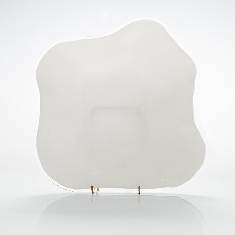 Alvar Aalto, One piece of 'Aalto flower' glass sculpture signed Alvar Aalto Iittala-56.