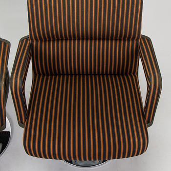 Eero Aarnio, tuoleja, 3 kpl, Martela Ltd Finland, 1975.