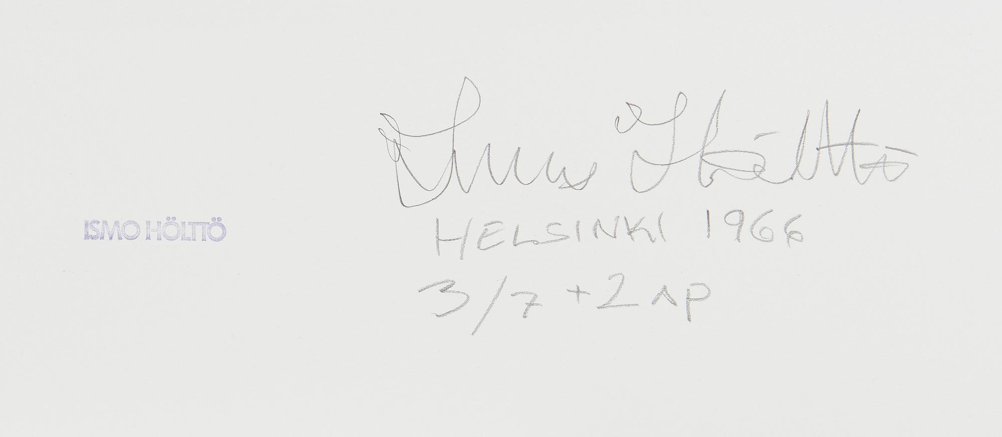 Ismo Hölttö, "Corner of Bulevardi and Erottajankatu, Helsinki, 1966".