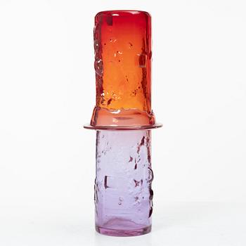 Oiva Toikka, vas, glas, "Bambu", Nuutajärvi Notsjö, 1960-tal.