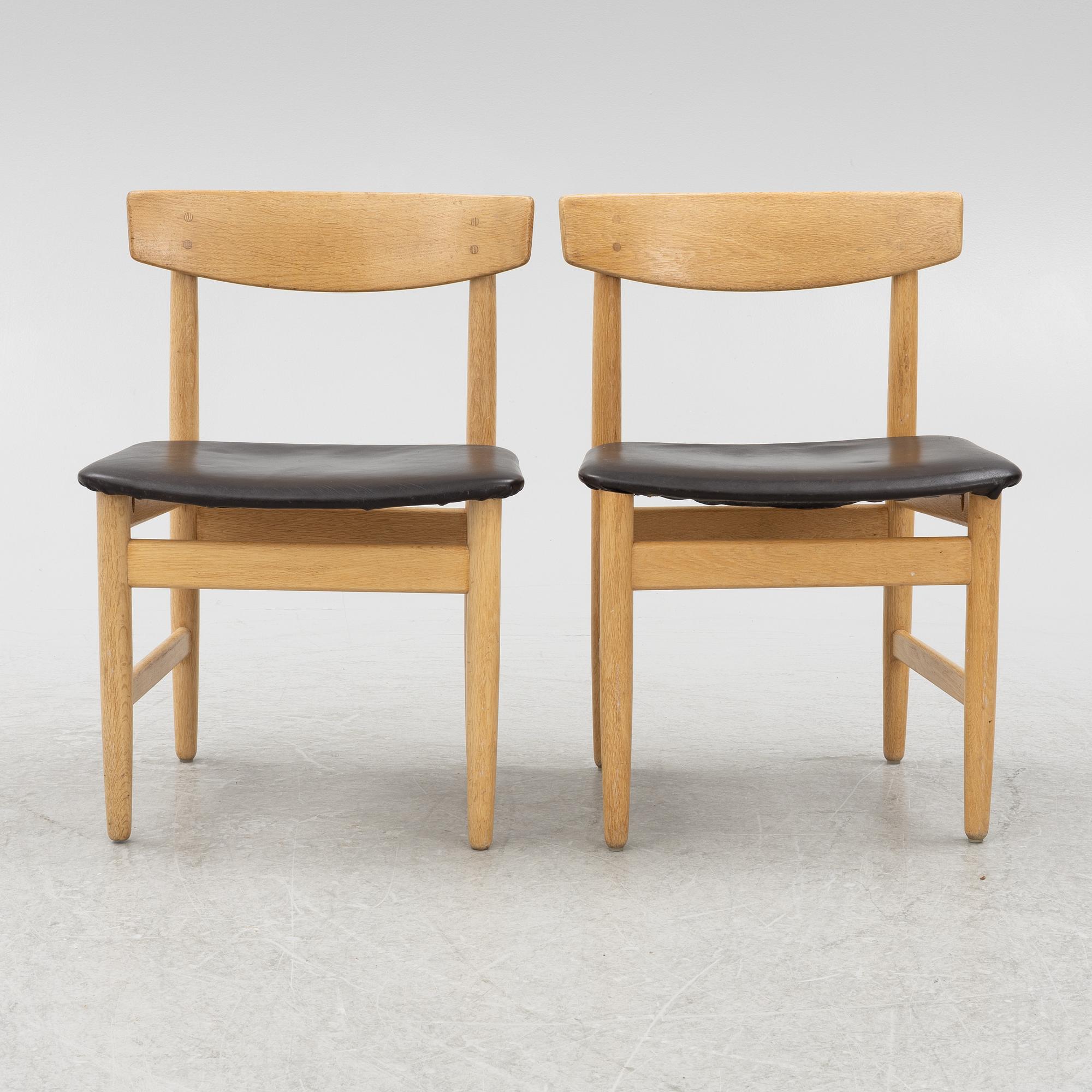 Børge Mogensen, a set of chairs 8 chairs, "Öresund", Karl Andersson och söner, Sverige.