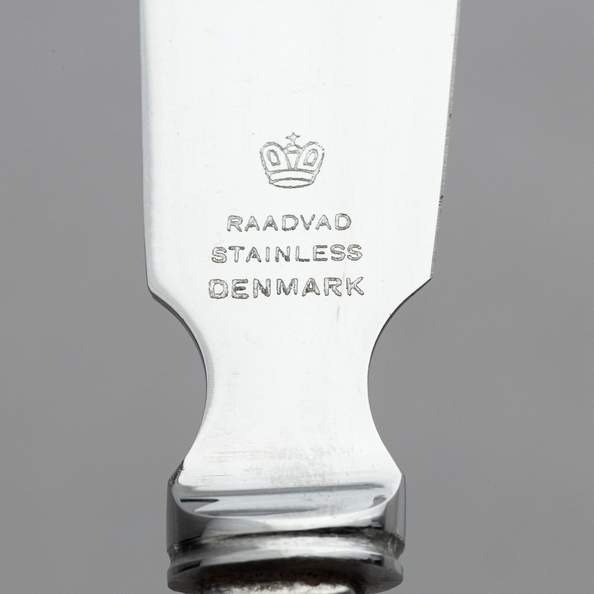 Matsilveruppsättning, 80 delar, sterling silver, modell "Elite", Cohr, 1940-1959, Danmark.