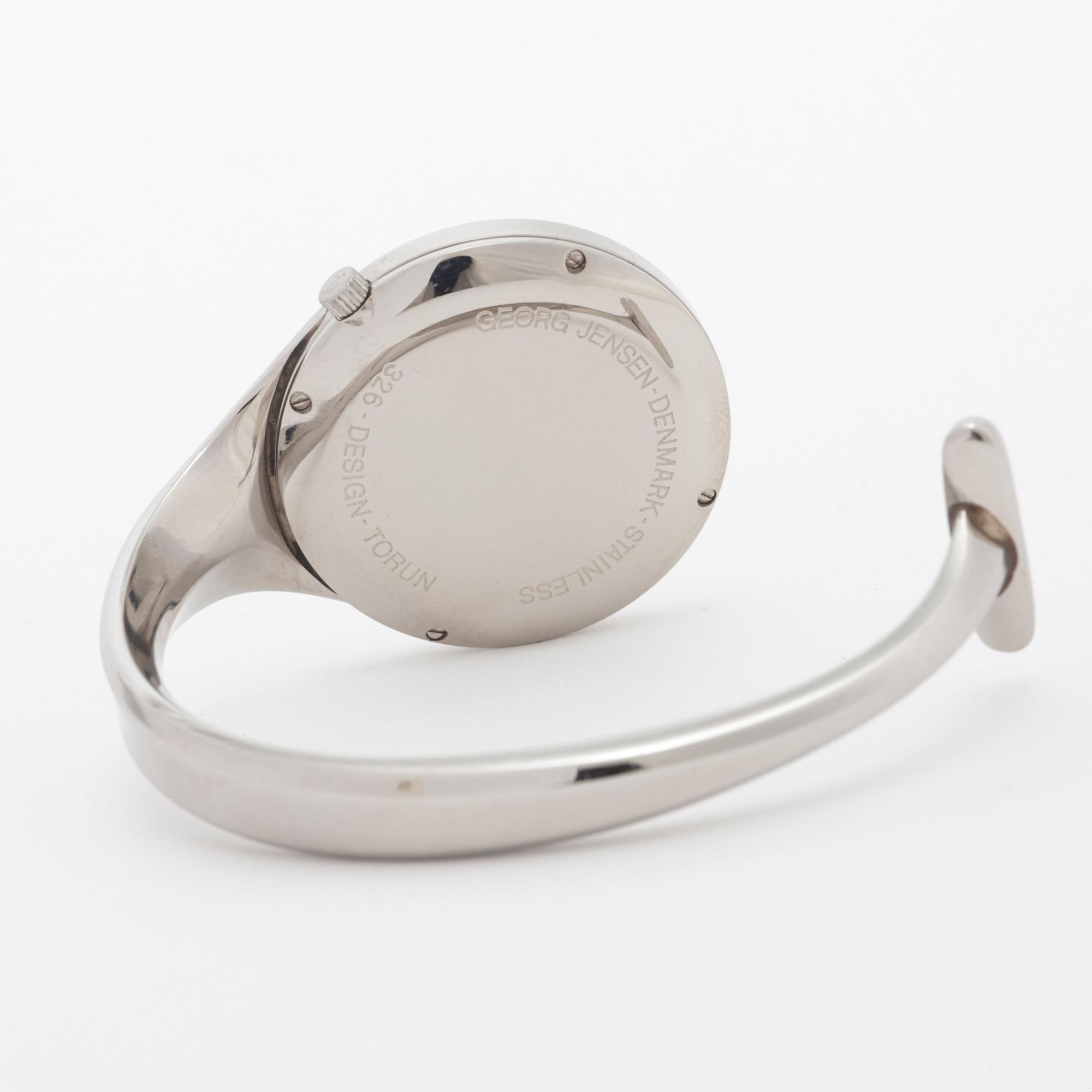 Georg Jensen - Vivianna. Stål. Quartz. Ø 32.6 mm.