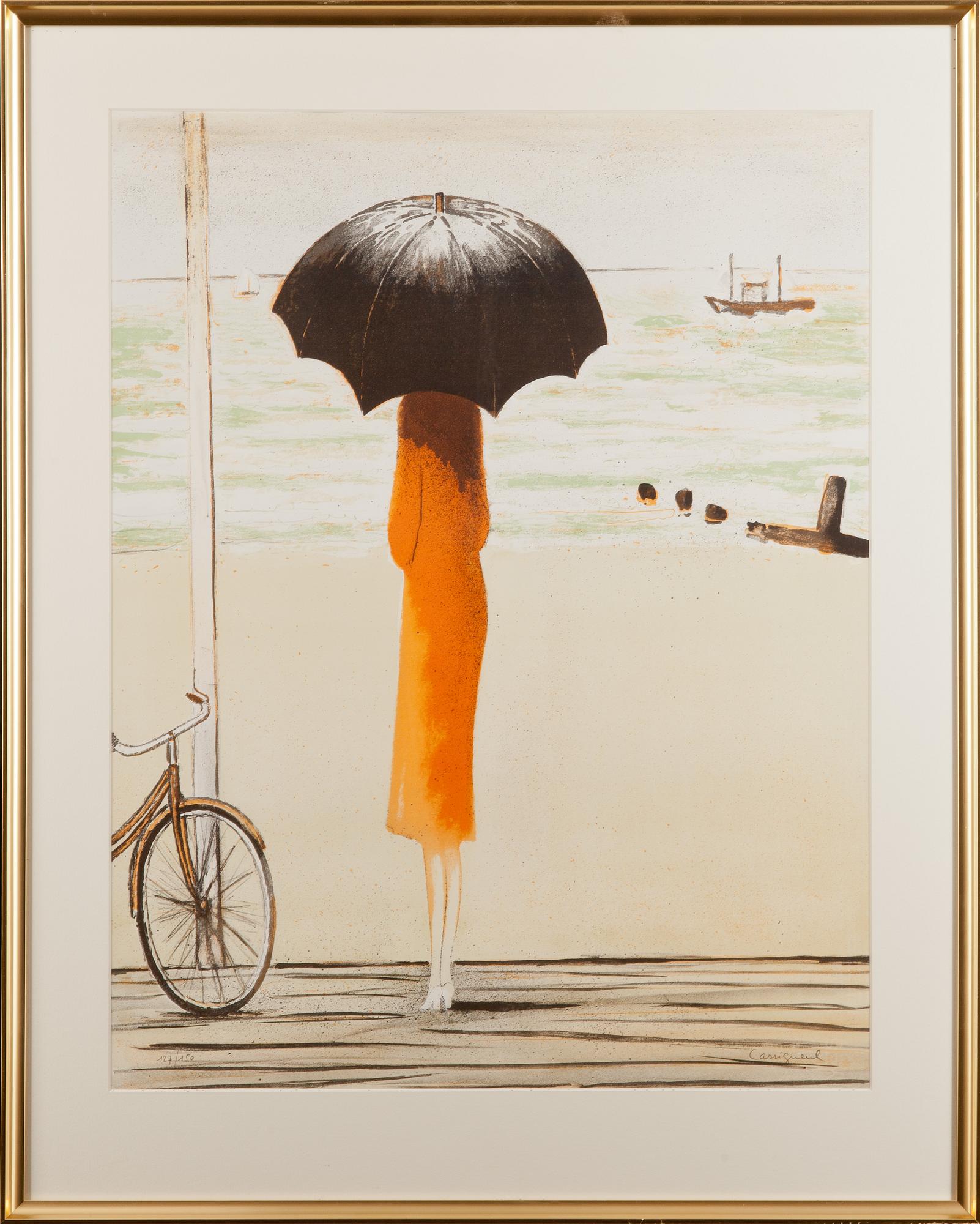 JEAN-PIERRE CASSIGNEUL, färglitografi, signerad och numrerad 127/150.