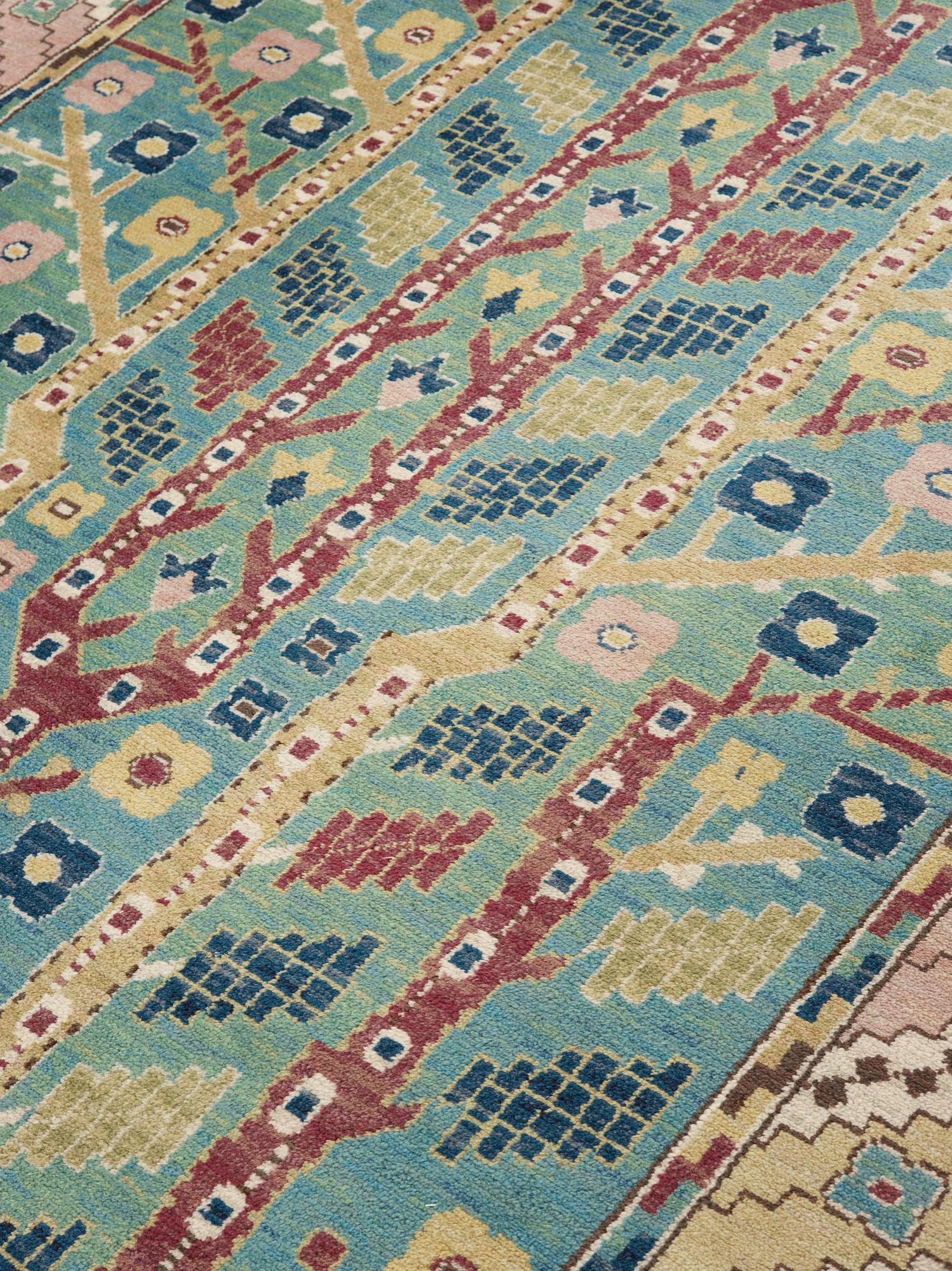 Märta Måås-Fjetterström, MATTA. "Almarna". Flossa. 308 x 203,5 cm. Signerad AB MMF.