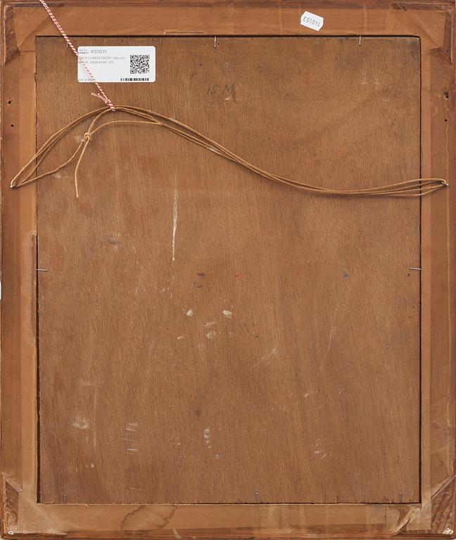 KNUT LUNDSTRÖM, olja på pannå, osignerad.