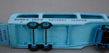 PARTI LEKSAKER, 10st, bla Dinky Supertoys Bedford Meccano Ltd., Matchbox, Techno, England, 1900-tal.