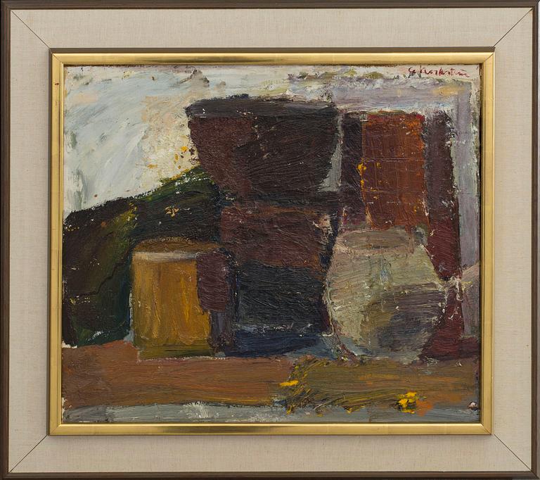 GERHARD NORDSTRÖM, oil on panel signed.