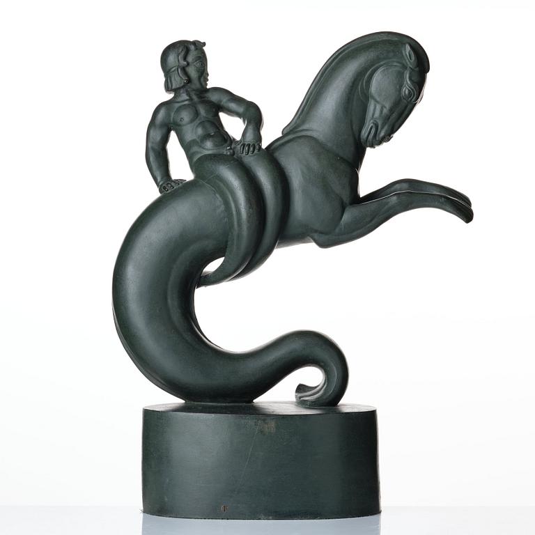 John Lundqvist, Triton riding on a seahorse.