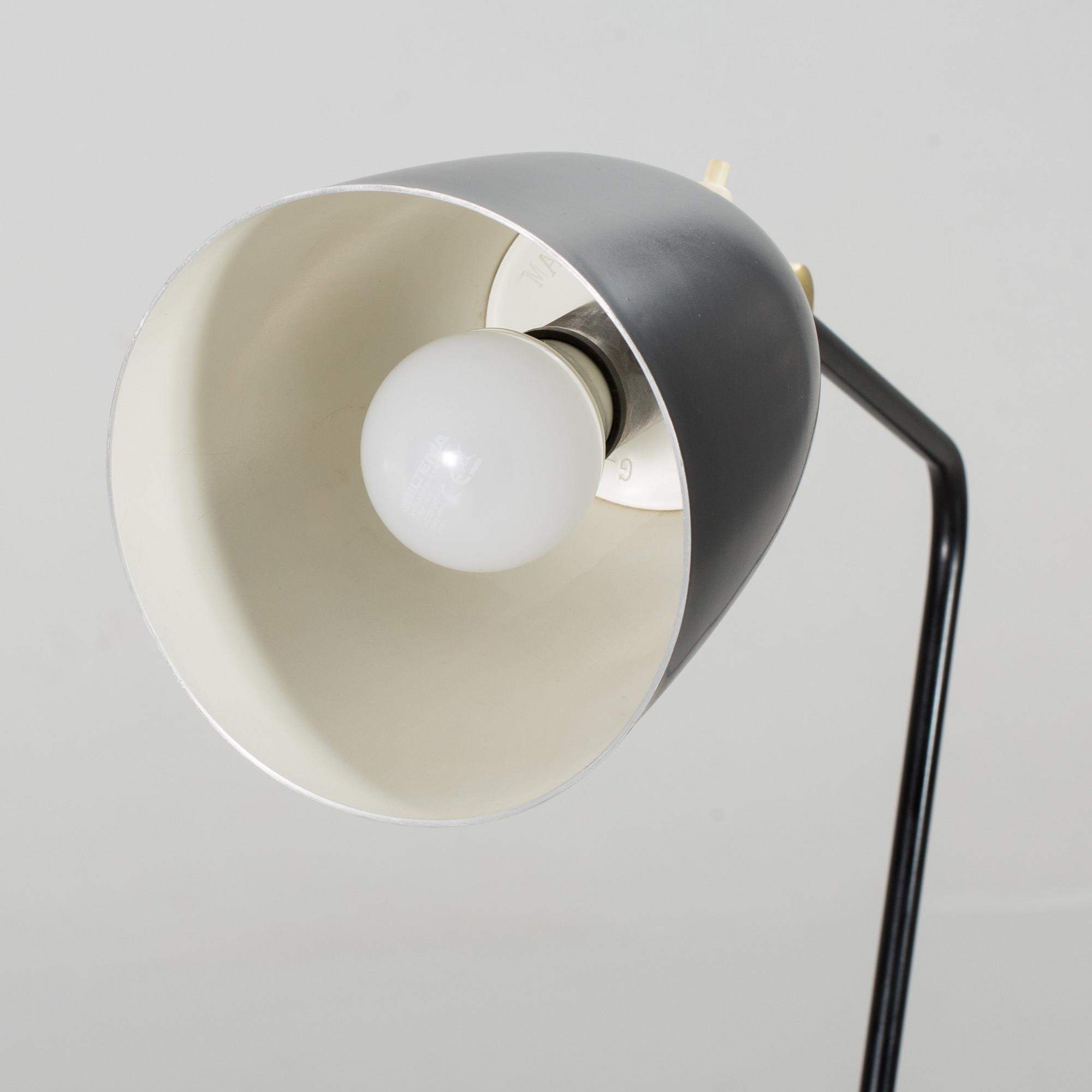 GRETA GROSSMAN, golvlampa, "Grasshopper", Bergbom, 1900-talets mitt,