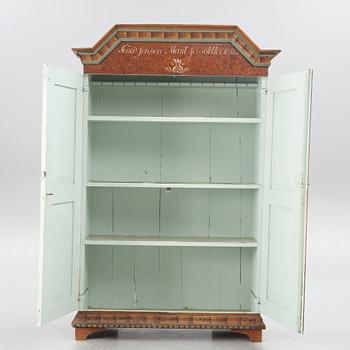 Skåp, allmoge, Värmland, daterat 1851.